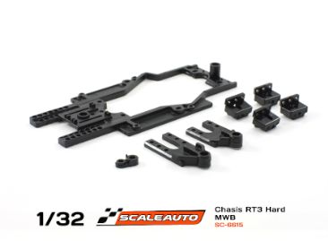 Scaleauto Chassis RT-3 MWB 77-84mm Rev. 3 mit geändertem Leitkielhalter